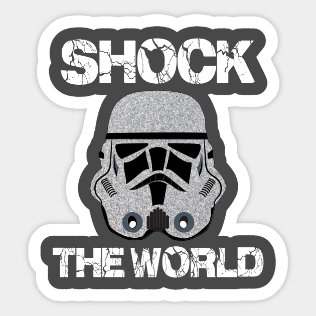 Shock The World Sticker by Cam Paul